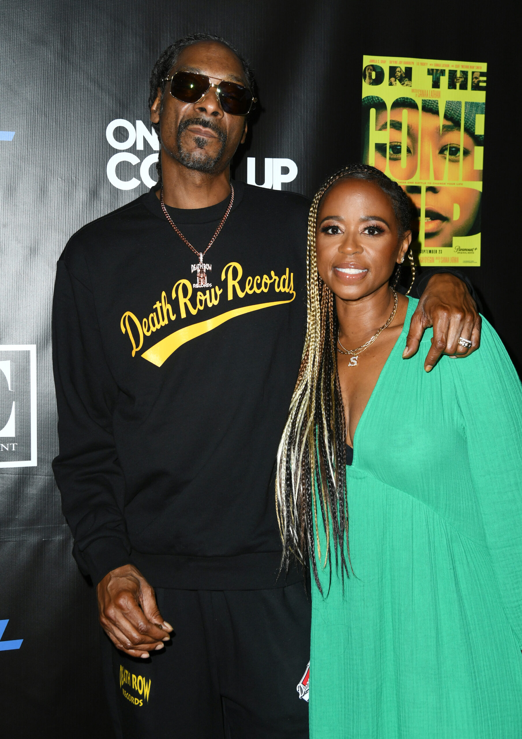 Snoop Dogg and Shante Broadus attend the screening of Paramount+'s 