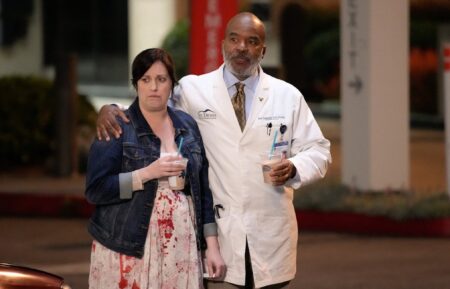 Allison Tolman as Alex, David Alan Grier as Dr. Ron — 'St. Denis Medical' Series Premiere 