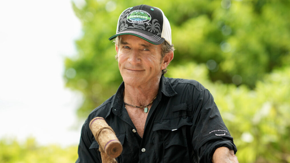 Jeff Probst during the auction in 'Survivor' Season 47 Episode 8 - 'He's All That'