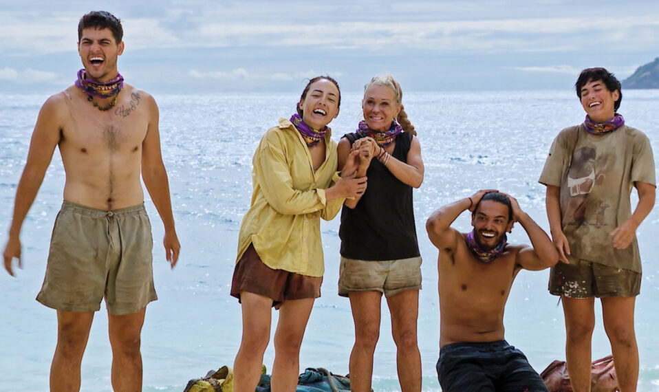 Sam Phalen, Rachel LaMont, Sue Smey, Gabe Ortis, and Teeny Chirichillo in 'Survivor' Season 47 Episode 10