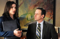 Julianna Margulies as Alicia Florrick and Josh Charles as Will Gardner in 'The Good Wife'