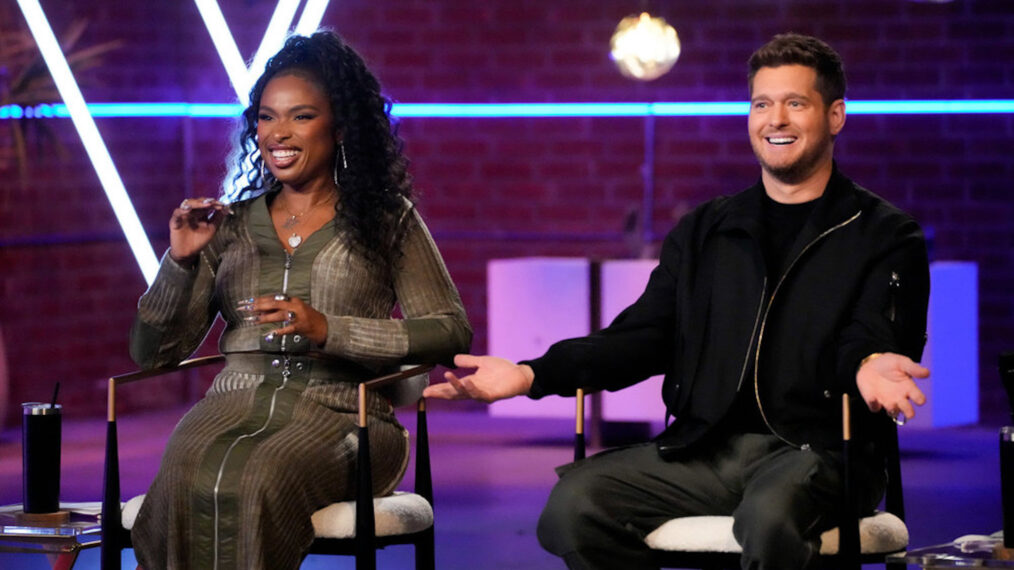 Jennifer Hudson, Michael Bublé in 'The Voice' Season 26 Episode 13