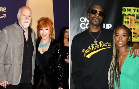 Rex Linn and Reba McEntire at the the 59th Academy of Country Music Awards at Omni Frisco Hotel at The Star on May 16, 2024 in Frisco, Texas; Snoop Dogg and Shante Broadus attend the screening of Paramount+'s 