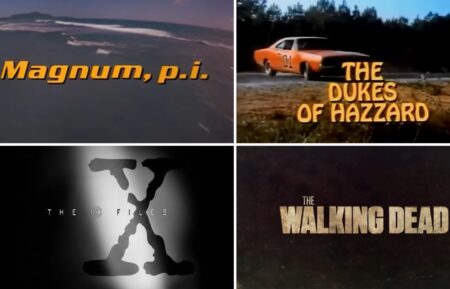 'Magnum, P.I.,' 'The Dukes of Hazzard,' 'The X-Files,' and 'The Walking Dead' title cards