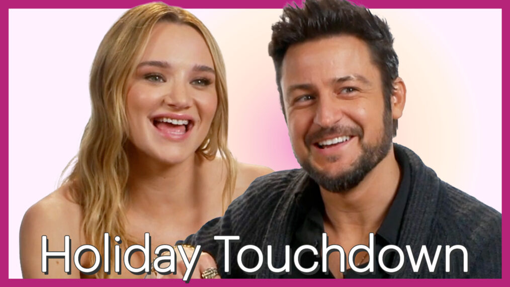 Hunter King and Tyler Hynes talking 'Holiday Touchdown: A Chiefs Love Story'