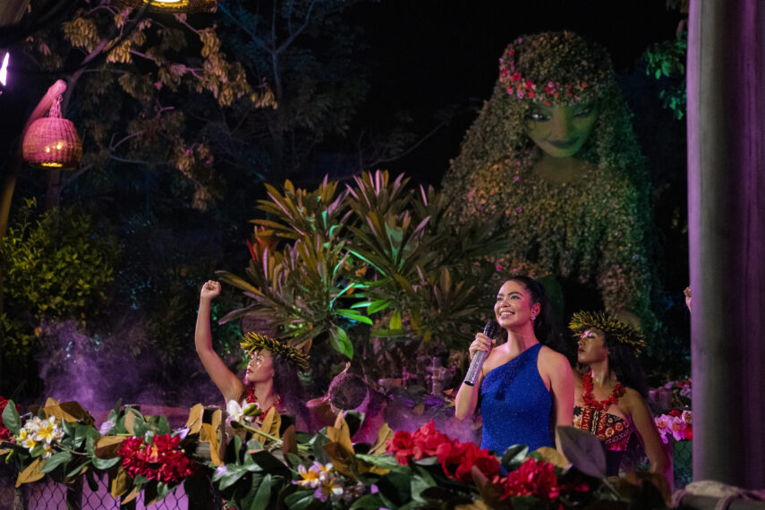 Auli'i Cravalho performs 'Beyond' from 'Moana 2' during 'The Wonderful World of Disney: Holiday Spectacular' 2024