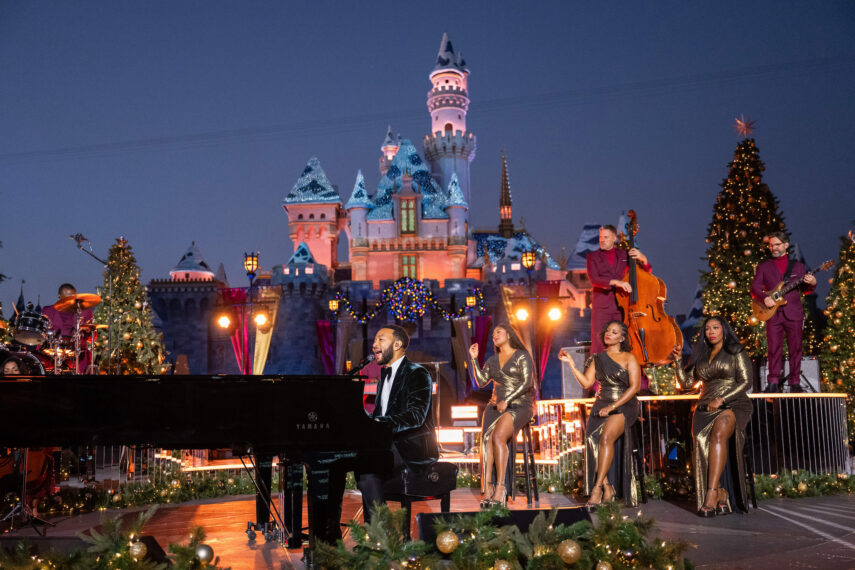 John Legend performs during 'The Wonderful World of Disney: Holiday Spectacular' 2024