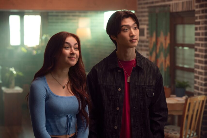 Anna Cathcart and Sang Heon Lee in 'XO, Kitty' Season 2