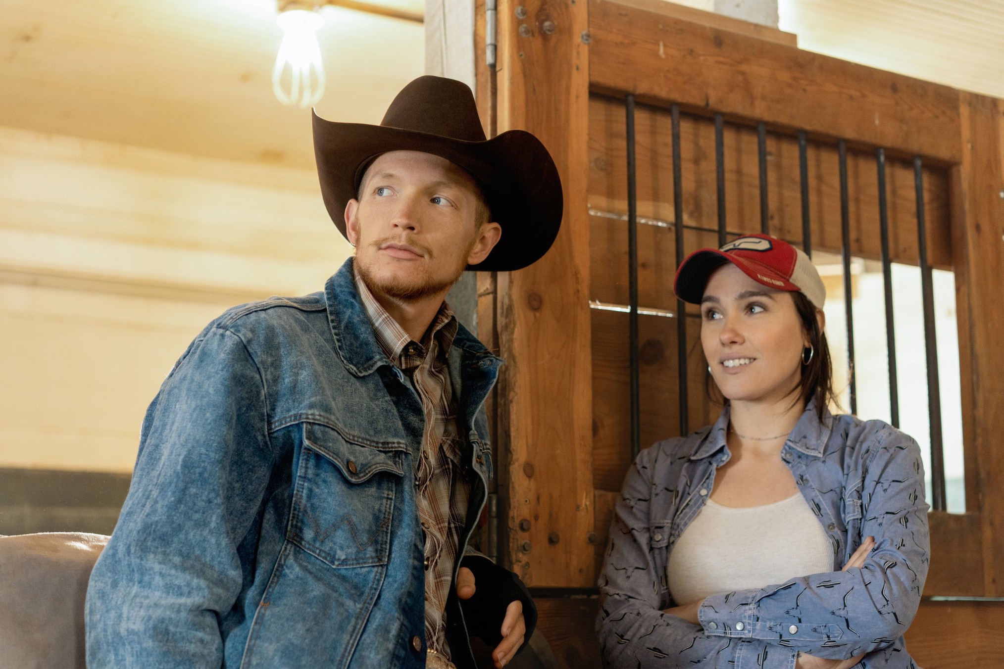 Jefferson White and Eden Brolin in 'Yellowstone' Season 3 Episode 8