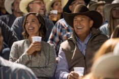 Wendy Moniz-Grillo and Kevin Costner in 'Yellowstone' Season 3 Episode 3