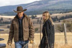 Kevin Costner and Piper Perabo as John Dutton and Summer in 'Yellowstone' Season 4 Episode 6