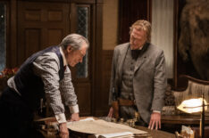 Timothy Dalton as Whitfield and Jerome Flynn as Banner Creighton in '1923' Season 2 Episode 4