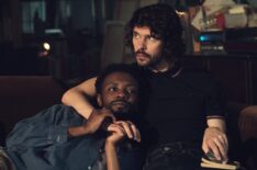 Omari Douglas as Michael and Ben Whishaw as Sam in Black Doves