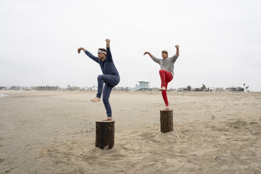 Cobra Kai. (L to R) Ralph Macchio as Daniel LaRusso, William Zabka as Johnny Lawrence in Cobra Kai. Cr. Elizabeth Morris/Netflix © 2024