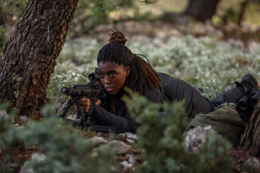 THE DAY OF THE JACKAL -- Episode 110 -- Pictured: Lashana Lynch as Bianca -- (Photo by: Marcell Piti/Carnival Film & Television Limited)