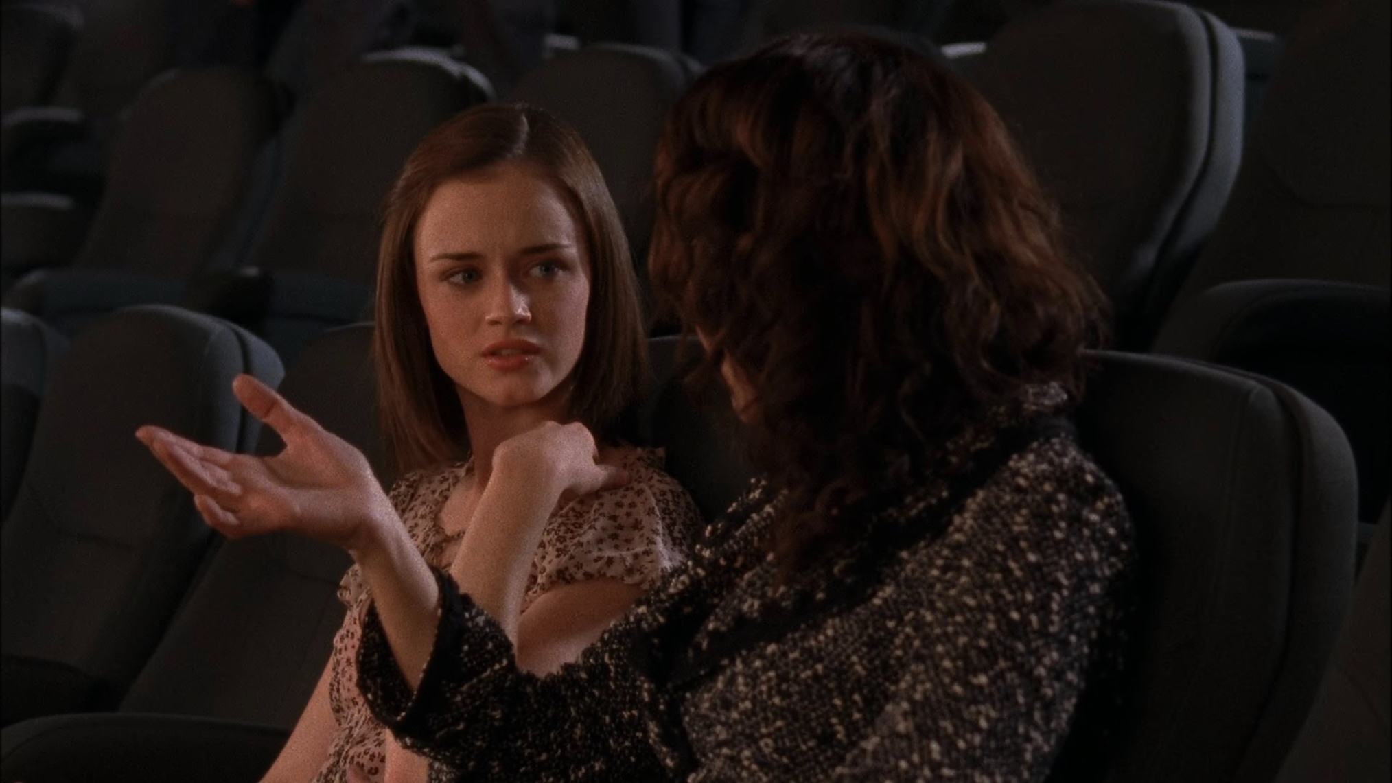 Alexis Bledel as Rory Gilmore and Lauren Graham as Lorelai Gilmore in 'Gilmore Girls.'