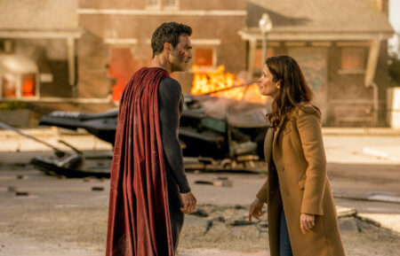 Tyler Hoechlin as Superman and Elizabeth Tulloch as Lois Lane in Superman and Lois - 'It Went by So Fast'