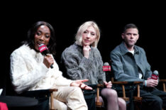 Ego Nwodim, Heidi Gardner and Mikey Day speak during SAG-AFTRA Foundation Conversations presents 'Saturday Night Live' at the SAG-AFTRA Foundation Robin Williams Center on December 16, 2024 in New York City