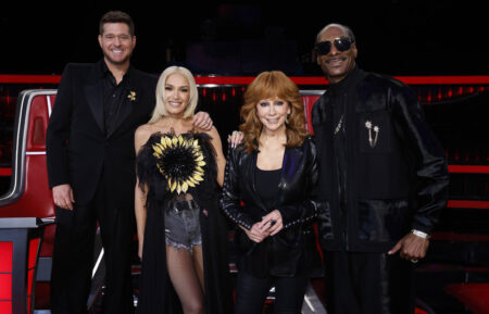 Michael Bublé, Gwen Stefani, Reba McEntire, Snoop Dogg in The Voice, Season 26 - 'Live Semi-Finals Performances'