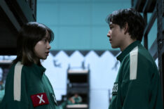 Jo Yu-ri as Kim Jun-hee, Yim Si-wan as Lee Myung-gi in Squid Game S2