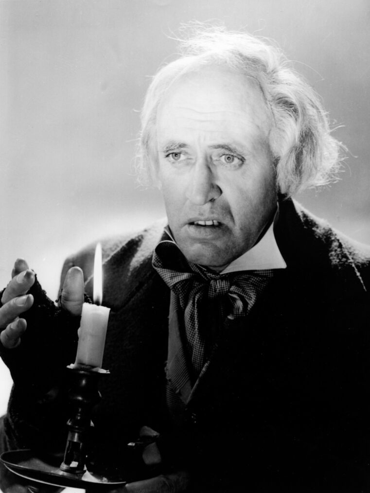 Alastair Sim as Ebenezer Scrooge in 'A Christmas Carol'