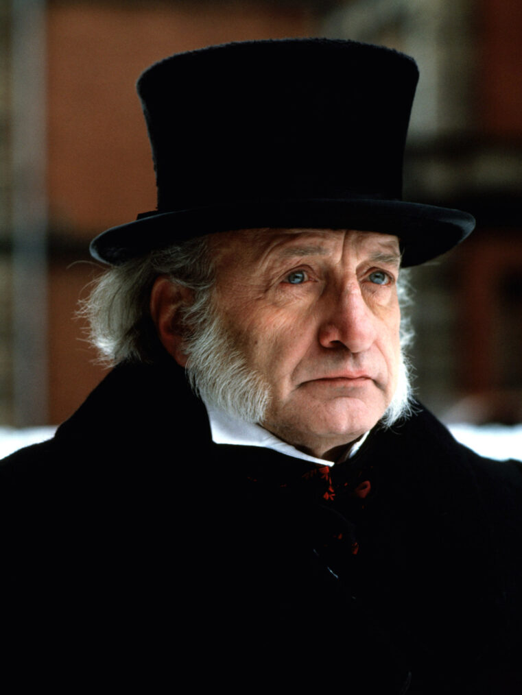 George C. Scott as Ebenezer Scrooge in 'A Christmas Carol'