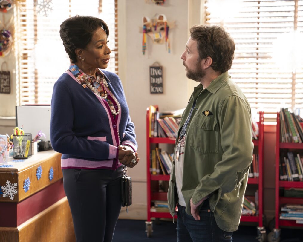 Sheryl Lee Ralph and Charlie Day in 'Abbott Elementary's crossover with 'It's Always Sunny in Philadelphia'