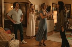 Chris Messina, Liana Liberato, Kaley Cuoco, and Melissa Fumero in 'Based on a True Story' Season 2