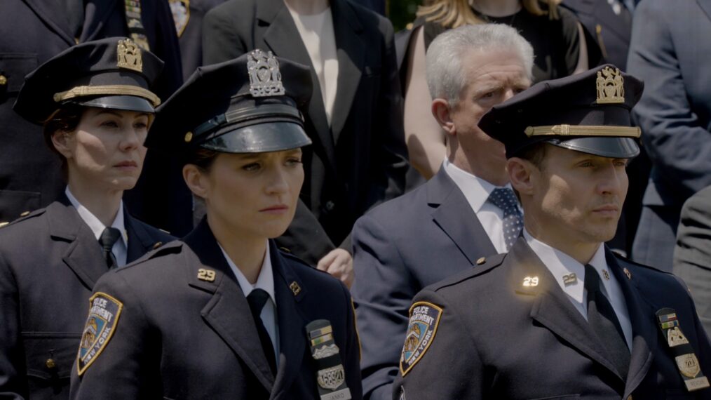 Stephanie Kurtzuba as Capt. McNichols, Vanessa Ray as Eddie, Will Estes as Jamie Reagan — 'Blue Bloods' Series Finale "End of Tour"