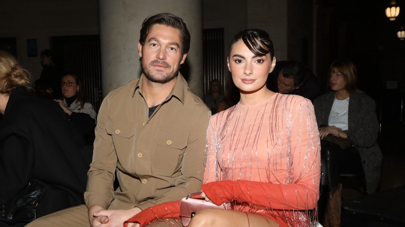 Craig Conover and Paige Desorbo attend the Cucculelli Shaheen fashion show - February 2024 New York Fashion Week on February 10, 2024 in New York City.