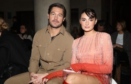 Craig Conover and Paige Desorbo attend the Cucculelli Shaheen fashion show - February 2024 New York Fashion Week on February 10, 2024 in New York City.