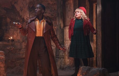 Ncuti Gatwa as the Doctor and Nicola Coughlan as Joy — 'Doctor Who' 2024 Christmas Special 