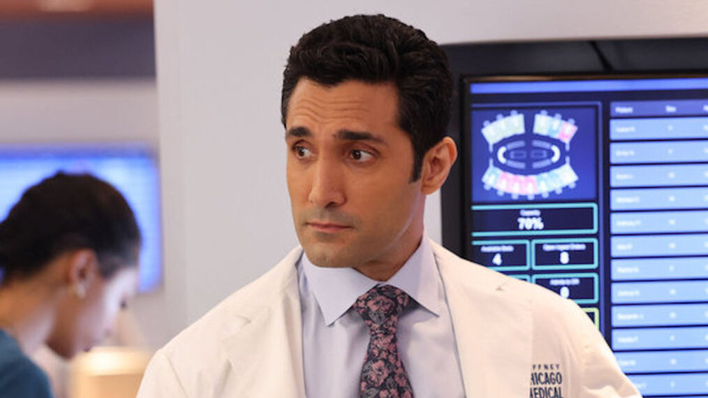 Dominic Rains as Dr. Crockett Marcel in 'Chicago Med'