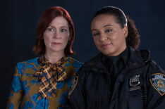 Carrie Preston as Elsbeth Tascioni and Carra Patterson as Kaya Blanke in 'Elsbeth' Season 2 Episode 8 - 'Toil and Trouble'