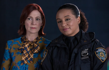 Carrie Preston as Elsbeth Tascioni and Carra Patterson as Kaya Blanke in 'Elsbeth' Season 2 Episode 8 - 'Toil and Trouble'