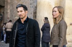 Jay Hayden as Agent Tyler Booth and Eva-Jane Willis as Europol Agent Megan “Smitty” Garretson — 'FBI: International' Season 4 Episode 7 'Keen as a Bean'