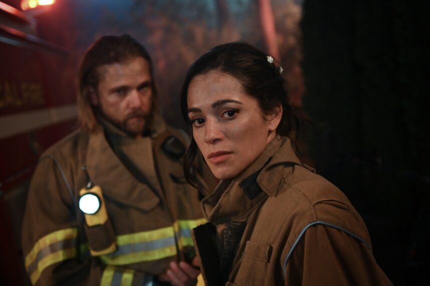 Max Thieriot as Bode Leone and Stephanie Arcila as Gabriela Perez — 'Fire Country' Season 3 Episode 2 