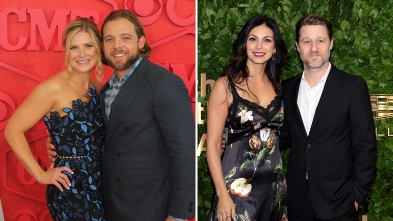 Morena Baccarin and Ben McKenzie attend The 2023 Lexi Murphy and Max Thieriot (R) attend the 2024 CMT Music Awards at Moody Center on April 07, 2024 in Austin, Texas./ Gotham Awards at Cipriani Wall Street on November 27, 2023 in New York City.