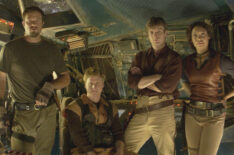 Adam Baldwin, Alan Tudyk, Nathan Fillion, and Gina Torres of 'Firefly'