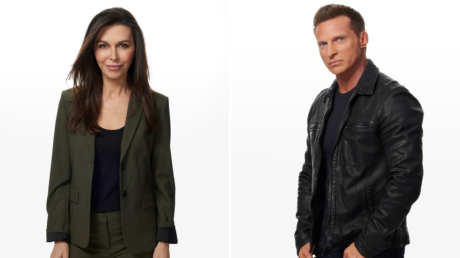 Finola Hughes and Steve Burton — 'General Hospital'