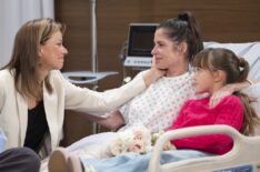 Nancy Lee Grahn, Kelly Monaco, and Cosette Abinante in General Hospital