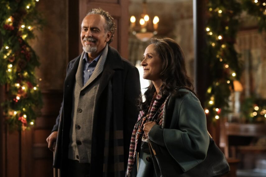 Bernard White and Sakina Jaffrey in 'Ghosts' Season 4 