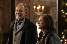 Bernard White and Sakina Jaffrey in 'Ghosts' Season 4