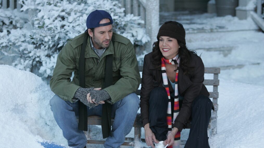 Scott Patterson and Lauren Graham in 'Gilmore Girls'