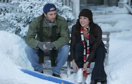 Scott Patterson and Lauren Graham in 'Gilmore Girls'