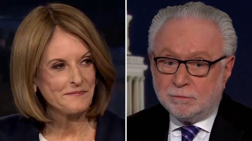 Gloria Borger and Wolf Blitzer