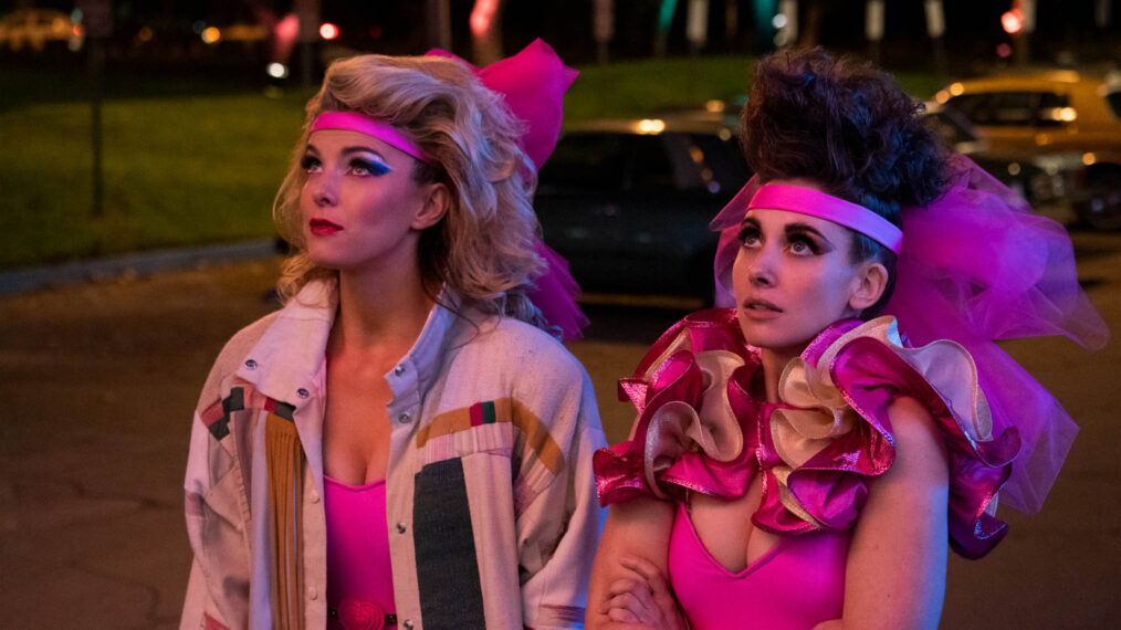 Betty Gilpin as Debbie Eagan and Alison Brie as Ruth Wilder in 'GLOW'