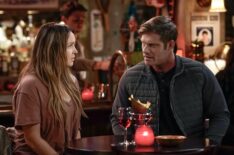 Camilla Luddington as Jo and Chris Carmack as Link — 'Grey's Anatomy' Season 21 Premiere 'If Walls Could Talk'