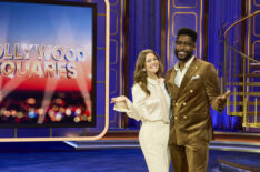 Drew Barrymore and Nate Burleson of 'Hollywood Squares'