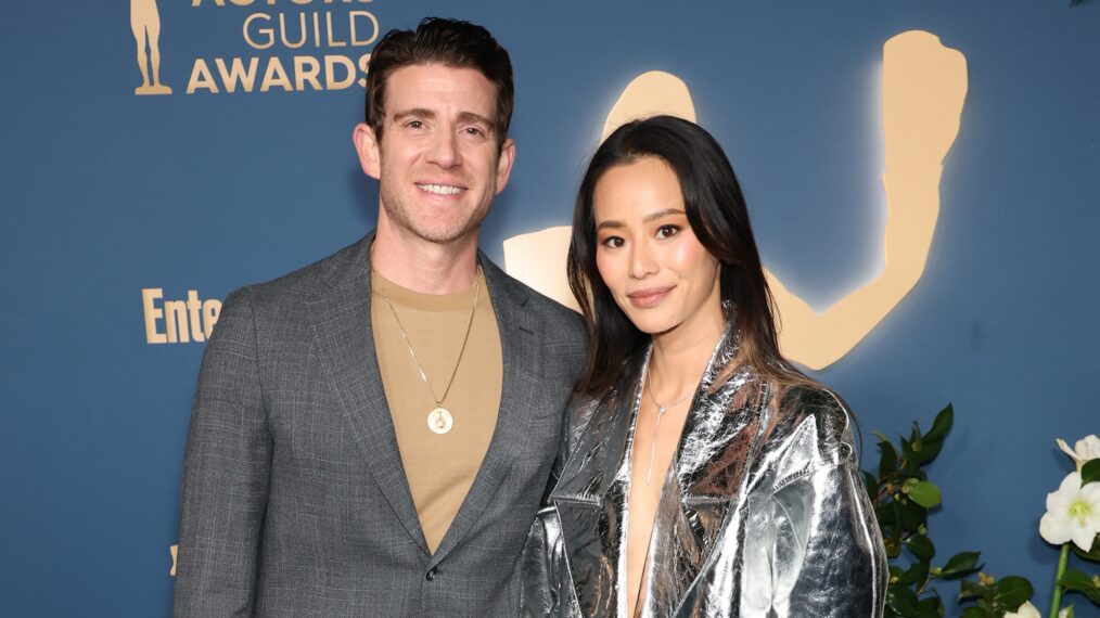 Bryan Greenberg and Jamie Chung attend the SAG Awards Season Celebration at Chateau Marmont on December 12, 2024 in Los Angeles, California.